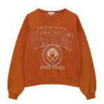 College crew neck sweatshirt